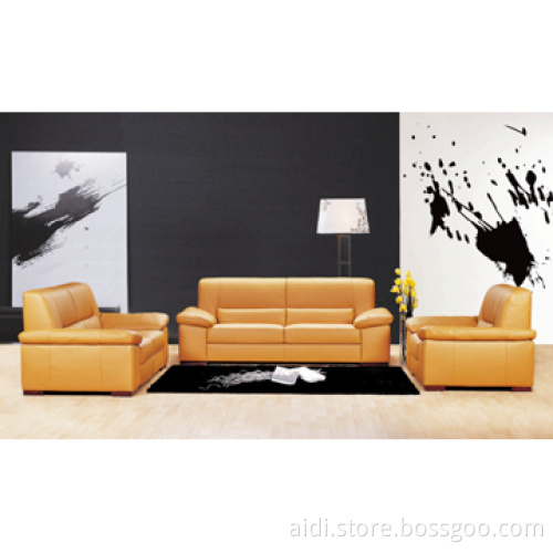 Luxury Modern Leather Leisure Sofa Suite